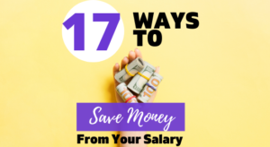 How to save money money from salary